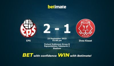 Pronostici, quote e consigli di scommessa EPS vs Ilves Kissat 23/09/2023