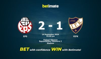 Pronostici EPS vs VIFK, quote e suggerimenti per le scommesse 14/09/2024