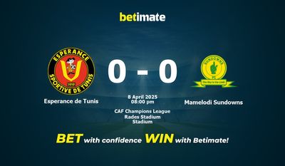 Pronostici, quote e suggerimenti per le scommesse Esperance de Tunis vs Mamelodi Sundowns 04/08/2025