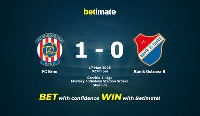 Pronostici, quote e consigli di scommessa FC Brno vs Banik Ostrava B 17/05/2025
