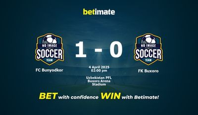 Pronostici, quote e consigli di scommessa FC Bunyodkor vs FK Buxoro 04/04/2025