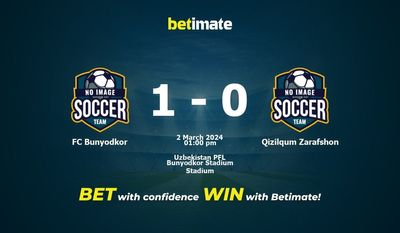 Pronostici, quote e consigli di scommessa FC Bunyodkor vs Qizilqum Zarafshon 02/03/2024