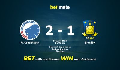 Pronostico, quote e consigli per le scommesse FC Copenhagen vs Brondby 13/04/2025
