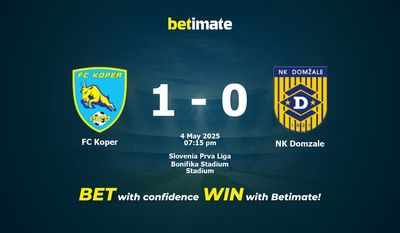 Pronostici, quote e consigli di scommessa FC Koper vs NK Domzale 04/05/2025