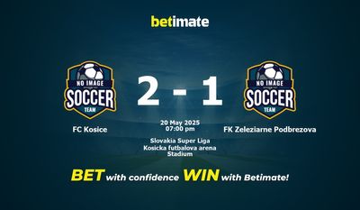 Pronostici, quote e consigli di scommessa FC Kosice vs FK Zeleziarne Podbrezova 20/05/2025