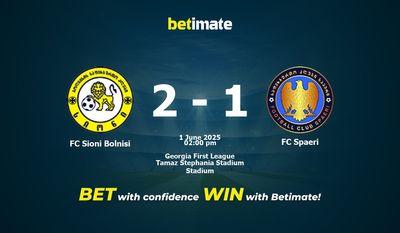 FC Sioni Bolnisi vs FC Spaeri Pronostici, quote e suggerimenti di scommesse 01/06/2025