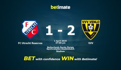 Pronostici, quote e consigli di scommessa FC Utrecht Reserves vs VVV 01/04/2025