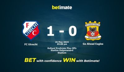 Pronostici, quote e consigli di scommessa FC Utrecht vs Go Ahead Eagles 26/05/2024