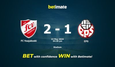 Pronostici, quote e suggerimenti sulle scommesse FC Vaajakoski vs EPS 22/05/2024