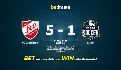 Pronostici, quote e consigli di scommessa FC Vaajakoski vs HaPK 24/05/2025