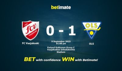 Pronostici, quote e suggerimenti di scommesse FC Vaajakoski vs OLS 09/09/2023