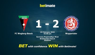 FC Wegberg-Beeck vs Wuppertaler Pronostici, quote e consigli di scommessa 24/02/2024