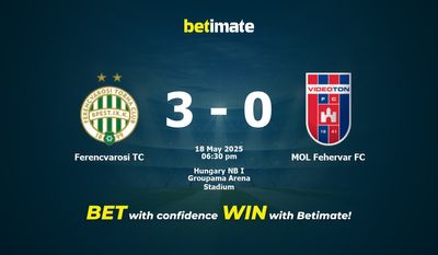 Pronostico, quote e consigli per le scommesse di Ferencvárosi TC contro MOL Fehervar FC 18/05/2025