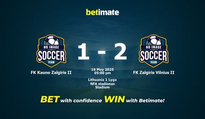 FK Kauno Zalgiris II vs FK Zalgiris Vilnius II Pronostici, quote e consigli di scommessa 16/05/2025