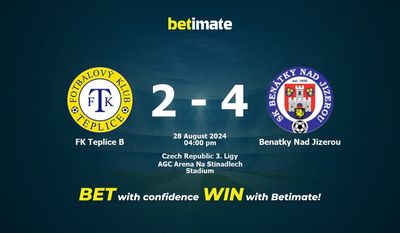FK Teplice B vs Benatky Nad Jizerou Pronostici, quote e consigli di scommessa 28/08/2024