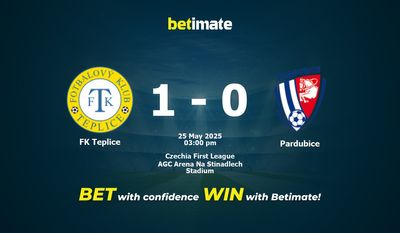Pronostico, quote e consigli per le scommesse FK Teplice vs Pardubice 25/05/2025