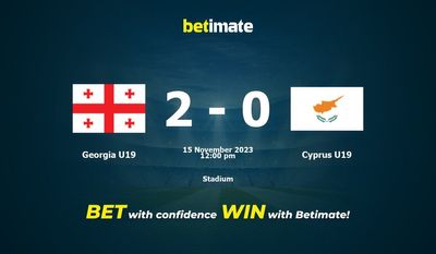 Georgia U19 vs Cipro U19 Pronostici, quote e pronostici di scommesse 15/11/2023