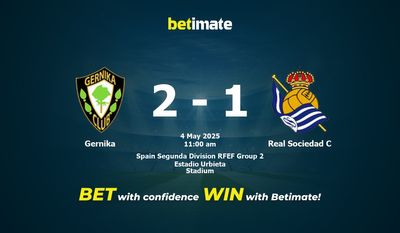 Pronostico Gernika vs Real Sociedad C, quote e consigli per le scommesse 05/04/2025