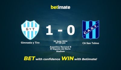 Gimnasia y Tiro vs CA San Telmo Pronostici, quote e consigli di scommessa 30/06/2024