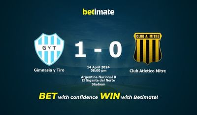 Gimnasia y Tiro vs Club Atletico Mitre Pronostici, quote e consigli di scommessa 14/04/2024
