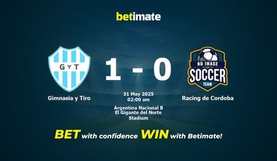 Gimnasia y Tiro vs Racing de Cordoba Pronostici, quote e consigli di scommessa 31/05/2025
