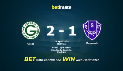 Pronostico, quote e consigli per le scommesse Goias vs Paysandu 24/04/2025