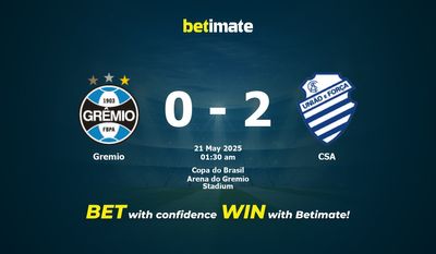 Pronostici, quote e consigli per le scommesse Gremio vs CSA 21/05/2025