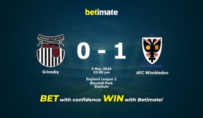Pronostici, quote e consigli per le scommesse Grimsby vs AFC Wimbledon 05/03/2025