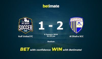 Gulf United FC vs Al Dhafra SCC Pronostici, quote e pronostici di scommesse 06/01/2024