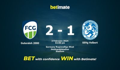 Gutersloh 2000 vs SSVg Velbert Pronostici, quote e consigli di scommessa 03/02/2024