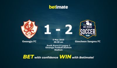 Pronostici, quote e consigli per le scommesse Gwangju FC vs Gimcheon Sangmu FC 05/05/2025