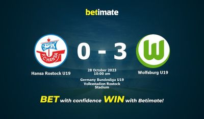Hansa Rostock U19 - Wolfsburg U19 Pronostici, quote e consigli di scommessa 28/10/2023