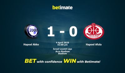 Pronostici, quote e suggerimenti per le scommesse Hapoel Akko vs Hapoel Afula 04/04/2025