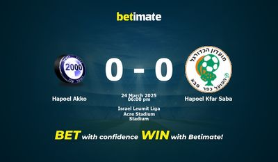 Pronostici, quote e consigli per le scommesse Hapoel Akko vs Hapoel Kfar Saba 24/03/2025