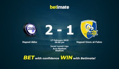 Pronostici, quote e suggerimenti per le scommesse Hapoel Akko vs Hapoel Umm al-Fahm 17/02/2025