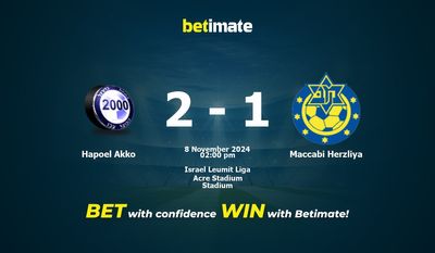 Pronostici, quote e consigli di scommessa Hapoel Akko vs Maccabi Herzliya 08/11/2024