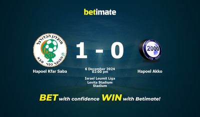 Pronostici, quote e suggerimenti per le scommesse Hapoel Kfar Saba vs Hapoel Akko 12/06/2024