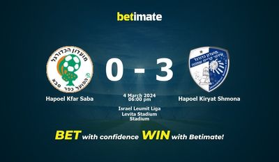 Hapoel Kfar Saba vs Hapoel Kiryat Shmona Pronostici, quote e consigli di scommessa 04/03/2024
