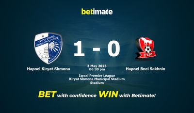 Pronostici, quote e consigli per le scommesse Hapoel Kiryat Shmona vs Hapoel Bnei Sakhnin 05/03/2025