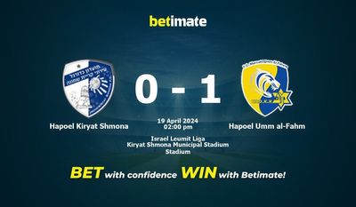Hapoel Kiryat Shmona vs Hapoel Umm al-Fahm Pronostici, quote e consigli di scommessa 19/04/2024