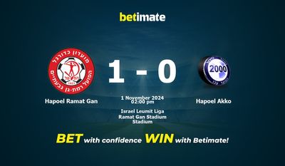 Pronostici, quote e suggerimenti per le scommesse Hapoel Ramat Gan vs Hapoel Akko 11/01/2024