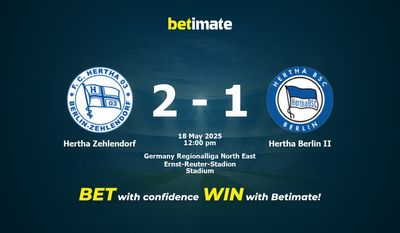 Hertha Zehlendorf vs Hertha Berlin II Pronostici, quote e consigli di scommessa 18/05/2025