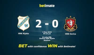 HNK Rijeka vs HNK Gorica Pronostici, quote e consigli di scommessa 04/05/2025