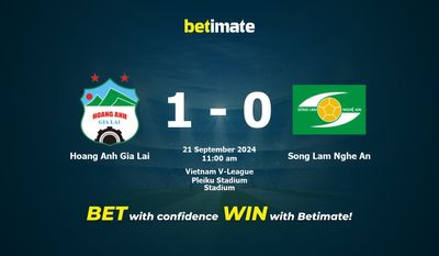 Hoang Anh Gia Lai vs Song Lam Nghe An Pronostici, quote e consigli di scommessa 21/09/2024