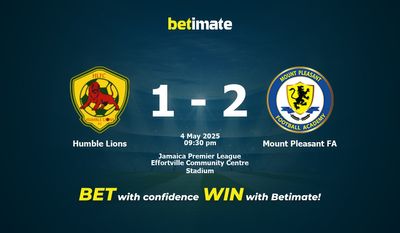 Pronostico, quote e consigli per le scommesse sulla partita Humble Lions vs Mount Pleasant FA del 05/04/2025