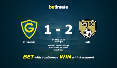 Pronostici, quote e consigli di scommessa IF Gnistan vs SJK 16/05/2025