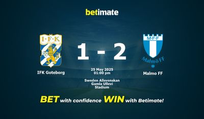 Pronostici, quote e consigli per le scommesse IFK Goteborg - Malmo FF 25/05/2025