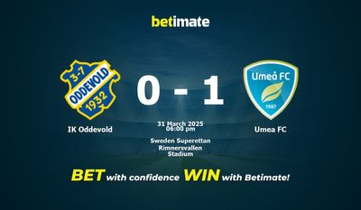 Pronostici, quote e suggerimenti per le scommesse IK Oddevold vs Umea FC 31/03/2025