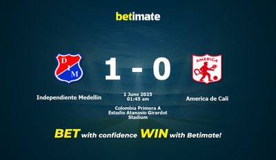 Pronostici, quote e suggerimenti di scommesse Independiente Medellin vs America de Cali 01/06/2025