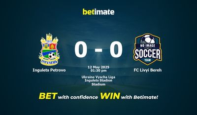 Pronostici, quote e suggerimenti di scommesse Ingulets Petrovo vs FC Livyi Bereh 12/05/2025